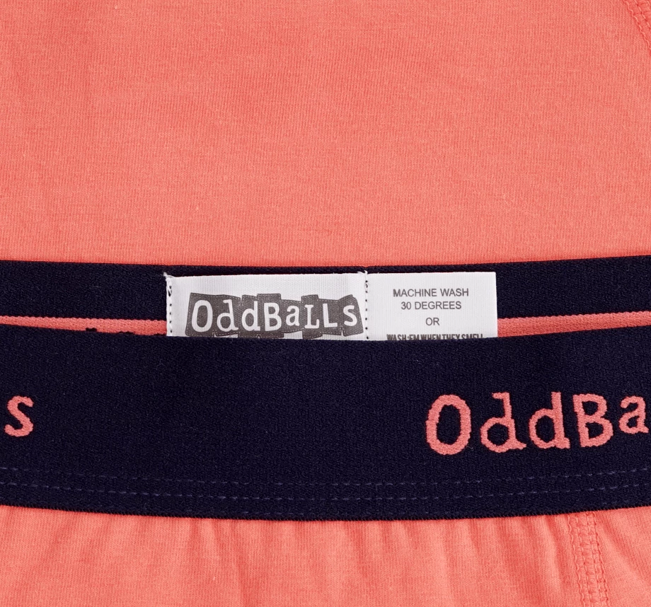 Budget 😍 OddBalls Navy & Coral - Teen Boys Boxer Shorts 😉 5 OddBalls Navy & Coral - Teen Boys Boxer Shorts