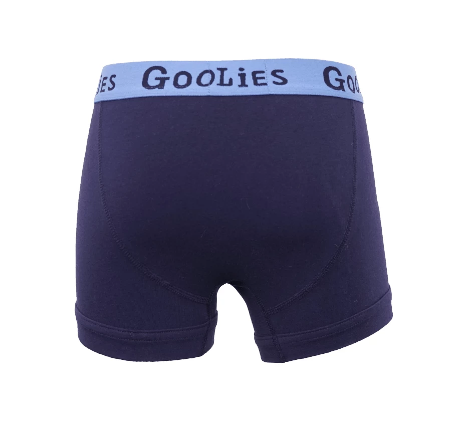 Budget 🤩 OddBalls Lilac & Navy - Kids Boxer Shorts - Goolies Boys Boxer Shorts (Kids) 🤩 3 OddBalls Lilac & Navy - Kids Boxer Shorts - Goolies Boys Boxer Shorts (Kids)