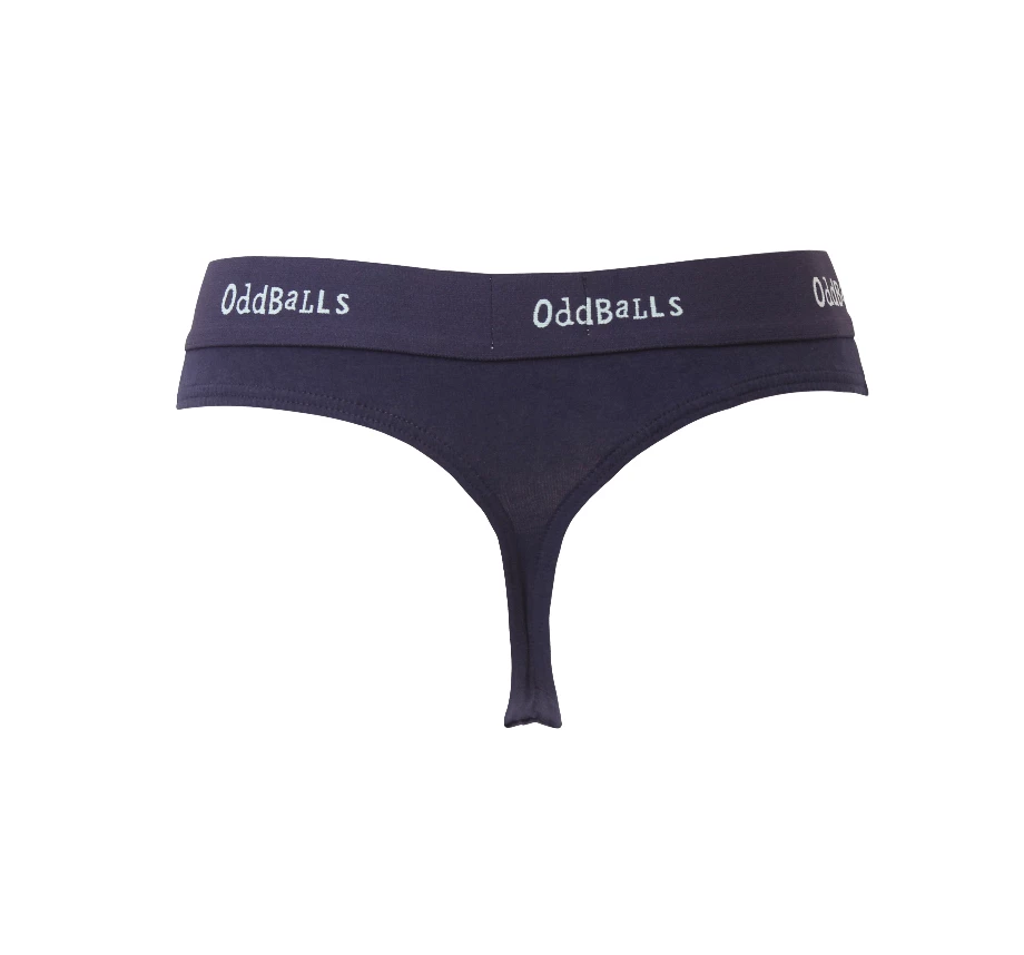 Cheap 🤩 OddBalls Navy & Mint - Ladies Thong 👍 3 OddBalls Navy & Mint - Ladies Thong