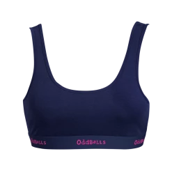 OddBalls Teen Girls Bralettes Navy And Magenta - Teen Girls Bralette