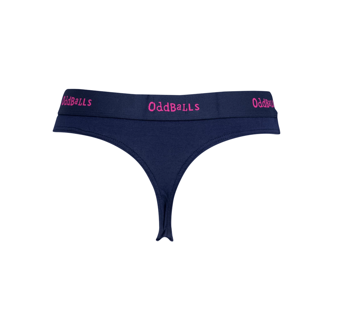 Outlet 😀 OddBalls Teen 👧 Girls 🩴 Thongs Navy & Magenta - Teen 👧 Girls Thong 🎁 3 OddBalls Teen Girls Thongs Navy & Magenta - Teen Girls Thong