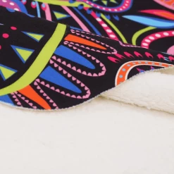 OddBalls Neon Rave - Luxury Sherpa Fleece Blanket