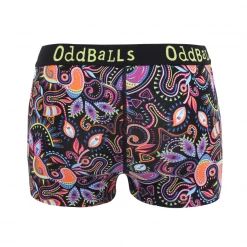 OddBalls Neon Rave - Teen Girls Boxers Teen Girls Boxer Shorts