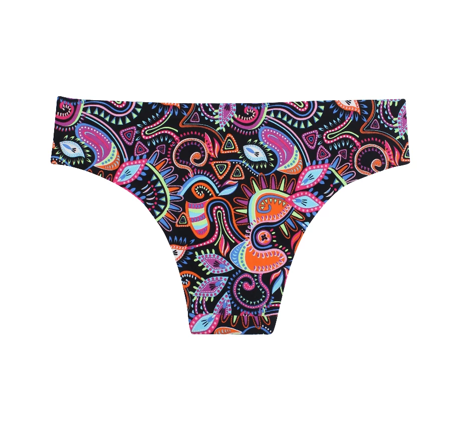 Deals 🥰 OddBalls Neon Rave - Teen 👧 Girls Seamless Brazilian Briefs 🔥 4 OddBalls Neon Rave - Teen Girls Seamless Brazilian Briefs