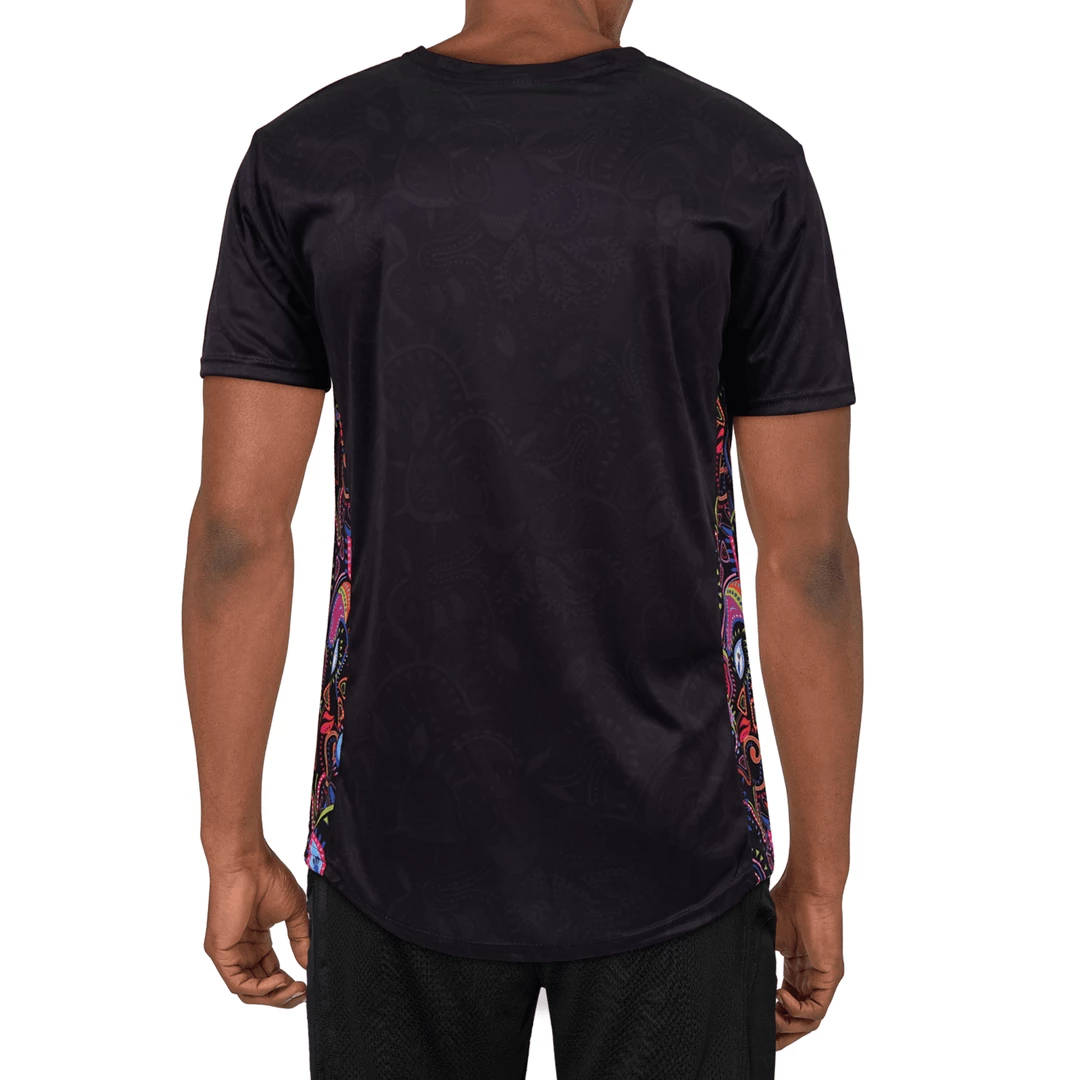 Wholesale 🌟 OddBalls Neon Rave - Tech Fit - Mens Training T-Shirt 🔥 5 OddBalls Neon Rave - Tech Fit - Mens Training T-Shirt