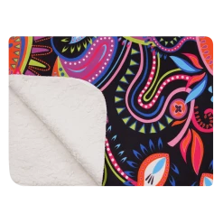 OddBalls Neon Rave - Luxury Sherpa Fleece Blanket