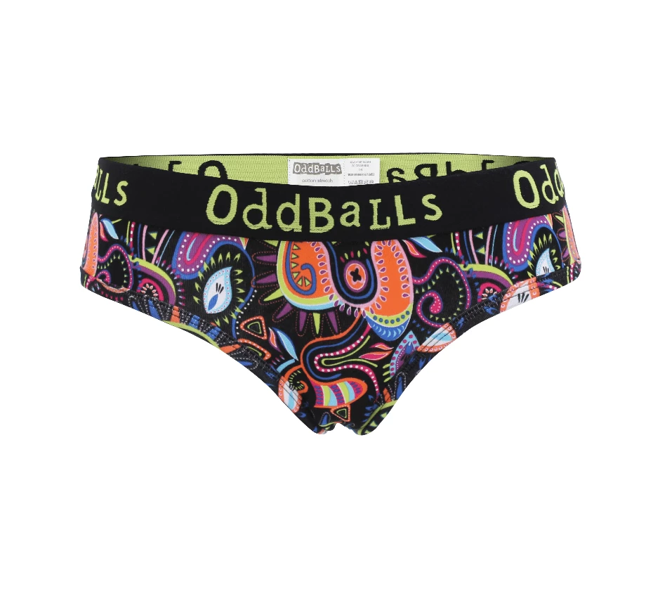 Cheap ๐ OddBalls Neon Rave - Teen ๐ง Girls Briefs ๐งจ 3 OddBalls Neon Rave - Teen Girls Briefs