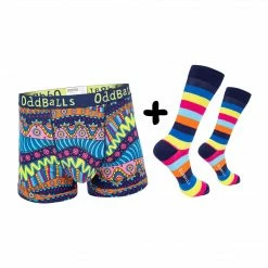 OddBalls Subscriptions Mens Boxer Shorts & Socks Monthly Subscription [G2]
