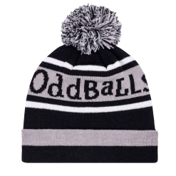 OddBalls Original | Black | Grey | White - Bobble Hat - 1 Accessories