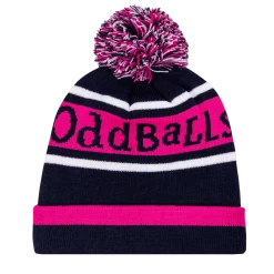 OddBalls Original | Navy | Pink | White - Bobble Hat - 2