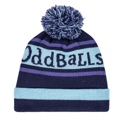 OddBalls Original | Charcoal | Mint | Purple - Bobble Hat - 7