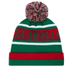 OddBalls Original | Green | White | Cherry - Bobble Hat - 16