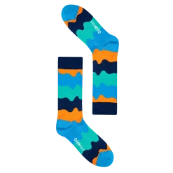 OddBalls Orange Waves - Socks