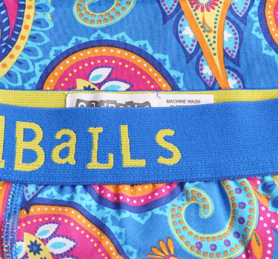 Budget ๐ OddBalls Paisley - Ladies Boxers ๐คฉ 5 OddBalls Paisley - Ladies Boxers