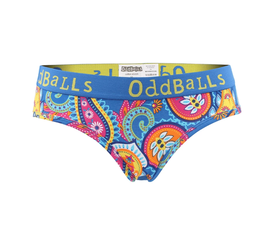 Best Pirce โญ OddBalls Underwear & ๐ Birthday Cards Paisley - Ladies Briefs + Card Bundle ๐ 5 OddBalls Underwear & Birthday Cards Paisley - Ladies Briefs + Card Bundle