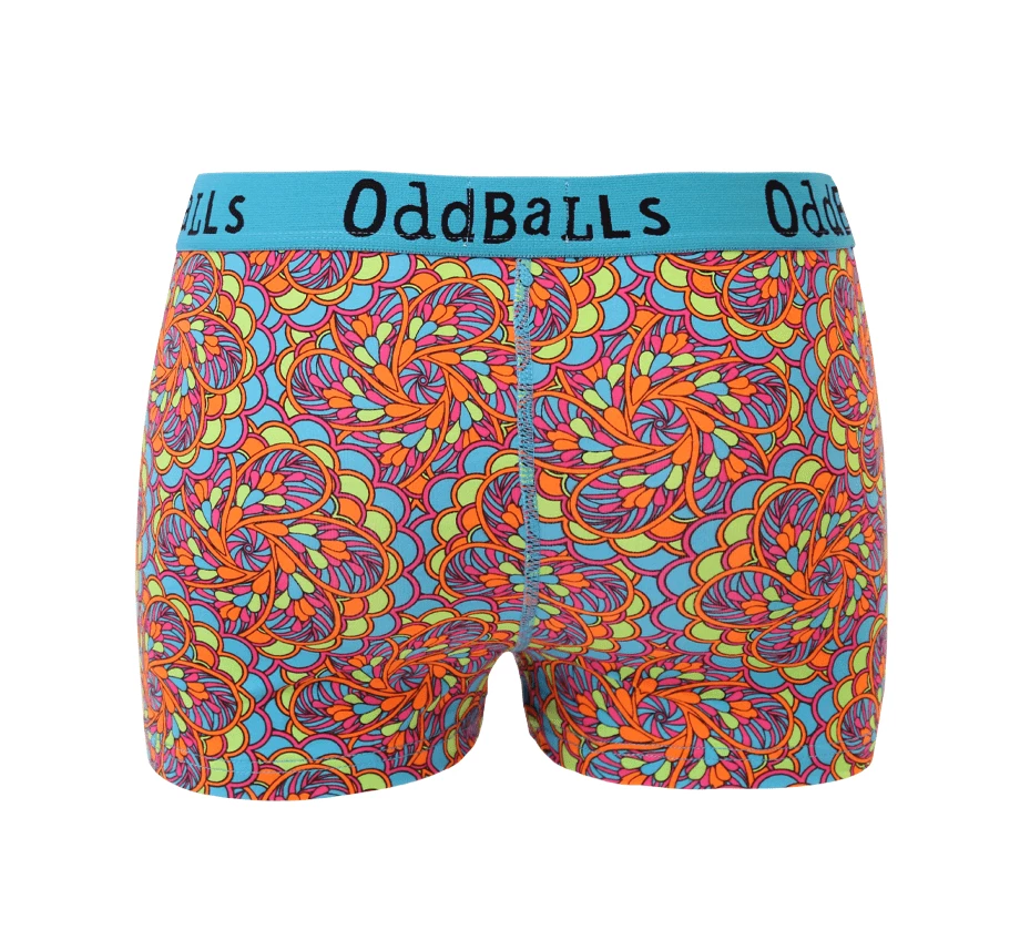 Deals โ OddBalls Peacock - Ladies Boxers ๐ 4 OddBalls Peacock - Ladies Boxers