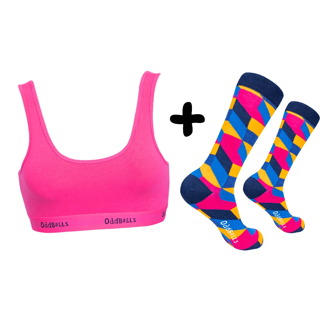 Outlet ⌛ OddBalls Subscriptions Bralettes CLASSIC Subscription - Ladies Bralette & 🧦 Socks Subscription 🛒 3 OddBalls Subscriptions Bralettes CLASSIC Subscription - Ladies Bralette & Socks Subscription