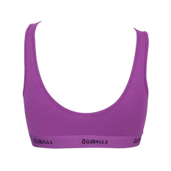 OddBalls Purple & Black - Teen Girls Bralette Teen Girls Bralettes