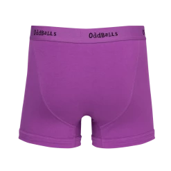 OddBalls Purple & Black - Teen Boys Boxer Shorts