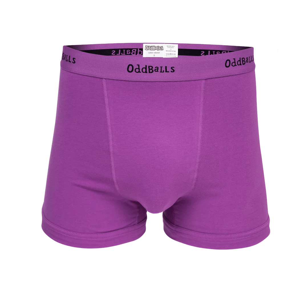 Buy ๐ฏ OddBalls Purple & Black - Teen Boys Boxer Shorts ๐งจ 3 OddBalls Purple & Black - Teen Boys Boxer Shorts