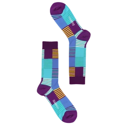 OddBalls Purple Blocks - Socks