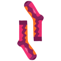 OddBalls Purple Waves - Socks