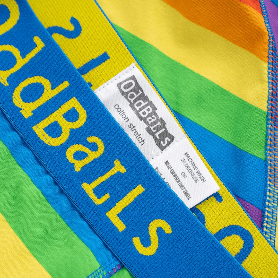 Flash Sale ✔️ OddBalls Teen 👧 Girls Boxer Shorts Rainbow - Teen 👧 Girls Boxers 🎁 5 OddBalls Teen Girls Boxer Shorts Rainbow - Teen Girls Boxers