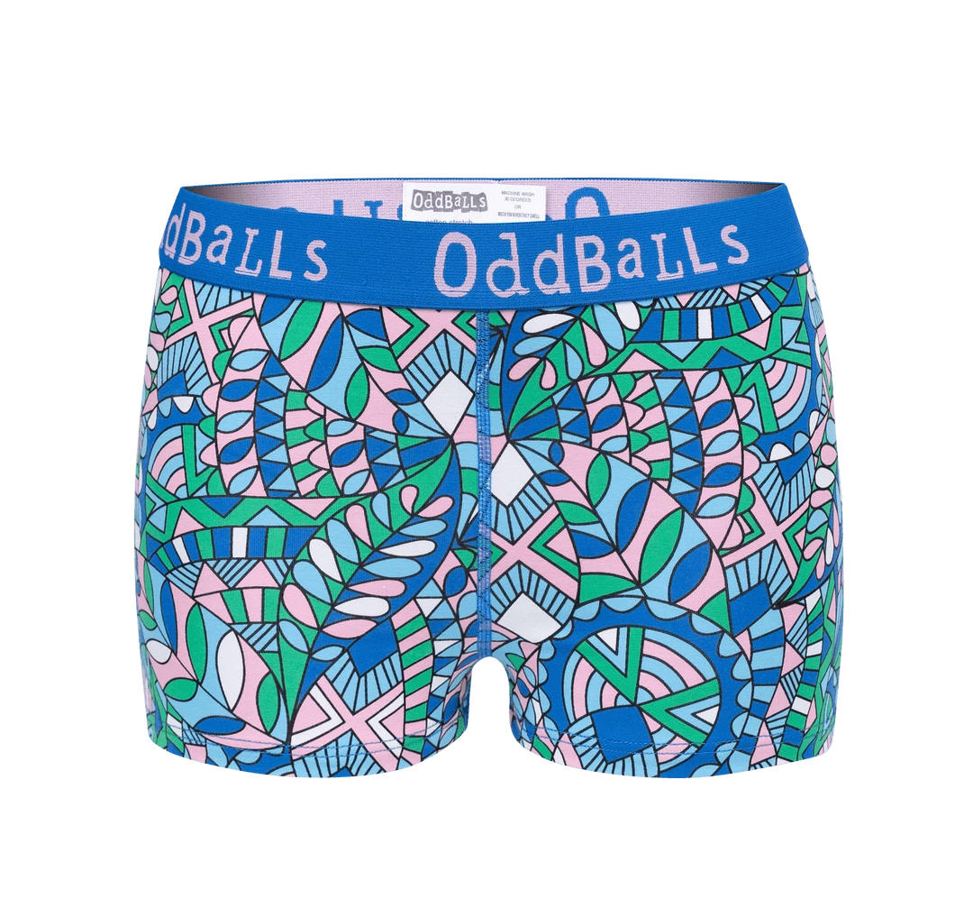 Best deal 🎁 OddBalls Rainforest - Ladies Boxers 💯 3 OddBalls Rainforest - Ladies Boxers