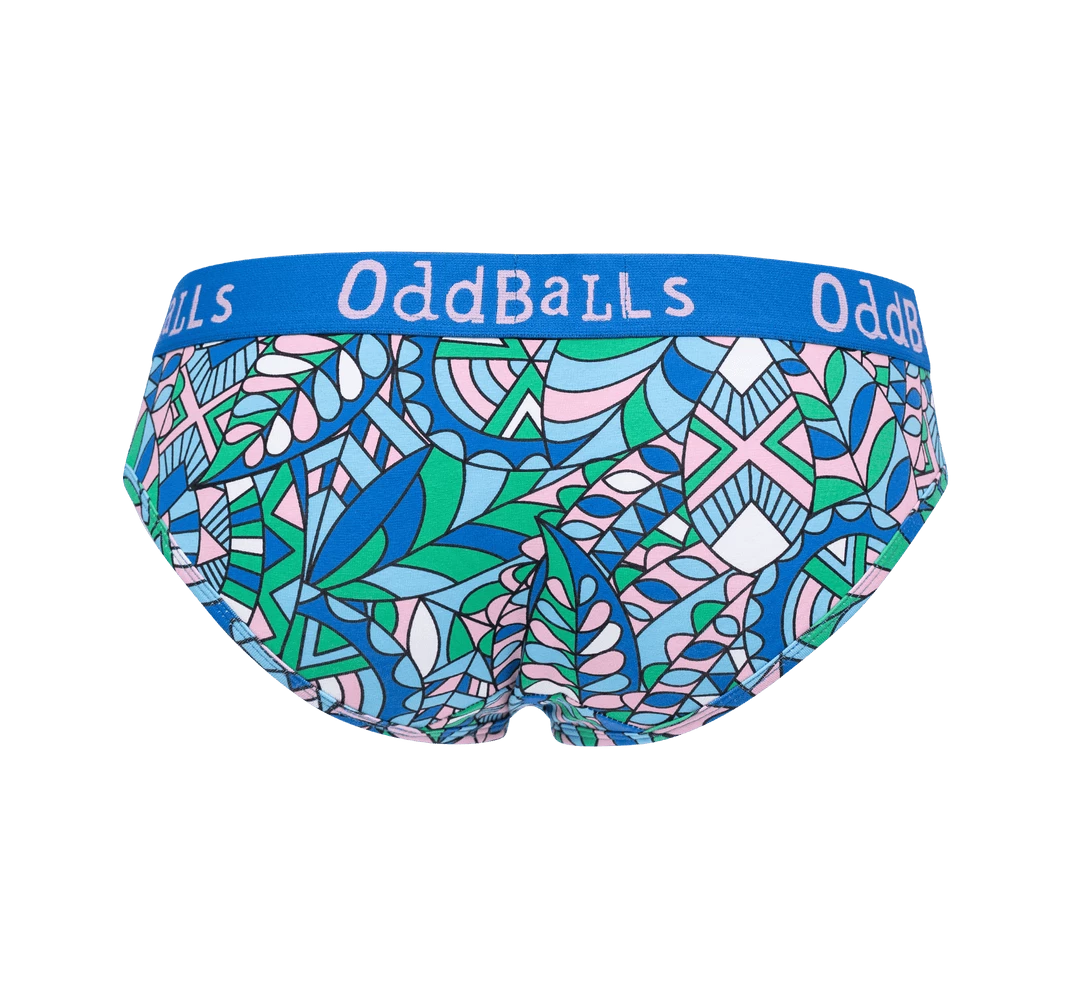 Best Pirce 👏 OddBalls Rainforest - Ladies Briefs 👍 4 OddBalls Rainforest - Ladies Briefs