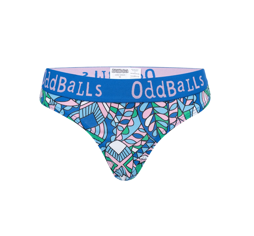 Outlet โจ OddBalls ๐ฉด Thongs Rainforest - Ladies Thong ๐ฅ 4 OddBalls Thongs Rainforest - Ladies Thong