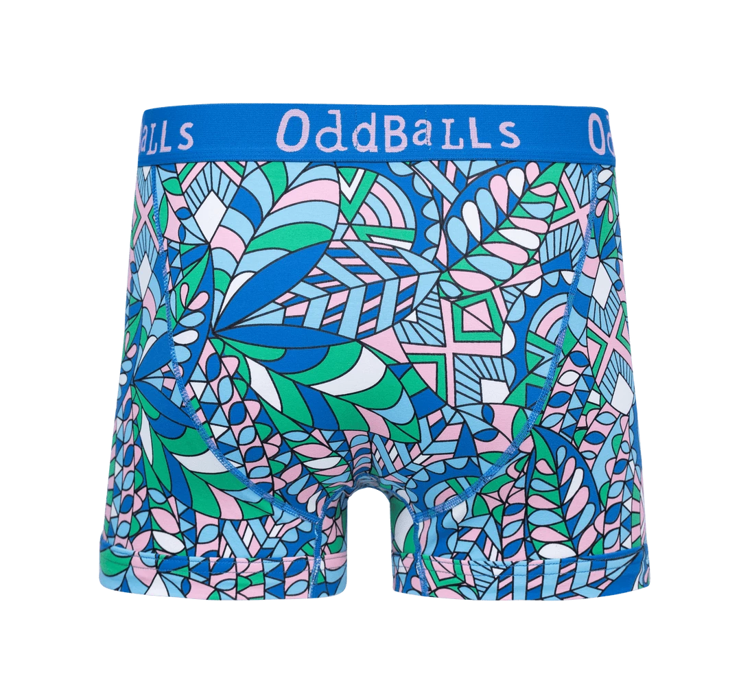 Best reviews of ⭐ OddBalls Rainforest - Mens Boxer Shorts ⌛ 3 OddBalls Rainforest - Mens Boxer Shorts