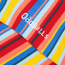 OddBalls Red Lines - Socks