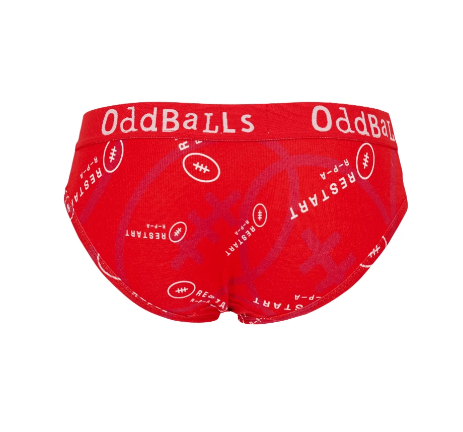 Promo ⌛ OddBalls Restart RPA Charity - Ladies Briefs ⭐ 4 OddBalls Restart RPA Charity - Ladies Briefs