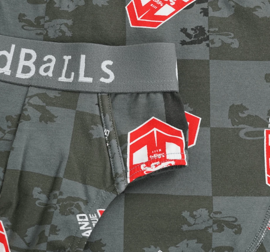 Budget ❤️ OddBalls England Rugby League Grey - Teen Boys Briefs 🛒 6 OddBalls England Rugby League Grey - Teen Boys Briefs