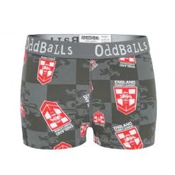 OddBalls England Rugby League Grey - Ladies Boxers