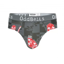 OddBalls England Rugby League Grey - Teen Boys Briefs