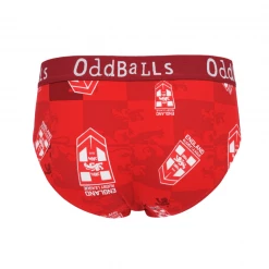 OddBalls England Rugby League Red - Teen Boys Briefs