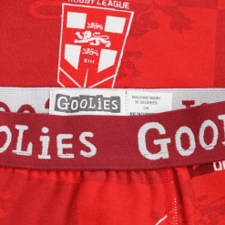 OddBalls Boys Boxer Shorts (Kids) England Rugby League Red - Kids Boxer Shorts - Goolies