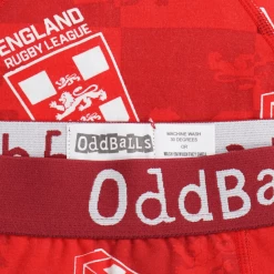 OddBalls England Rugby League Red - Teen Girls Brief Teen Girls Briefs