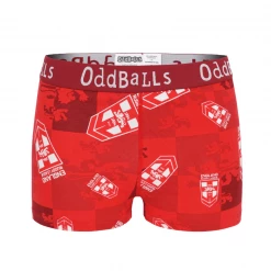 OddBalls England Rugby League Red - Ladies Boxers