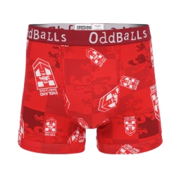 OddBalls England Rugby League Red - Mens Boxer Shorts