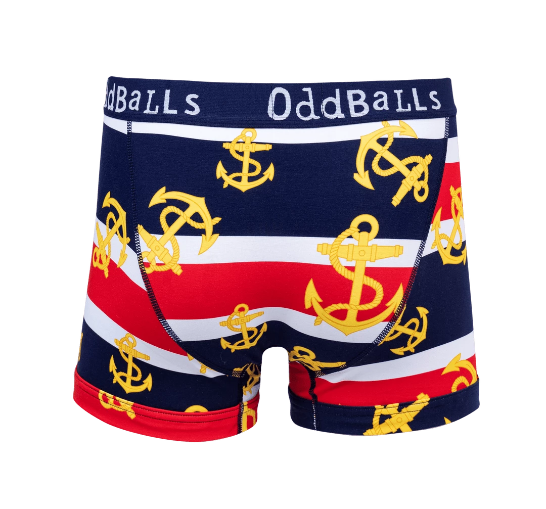 Cheap 🤩 OddBalls Royal Navy - Teen Boys Boxer Shorts ✔️ 4 OddBalls Royal Navy - Teen Boys Boxer Shorts