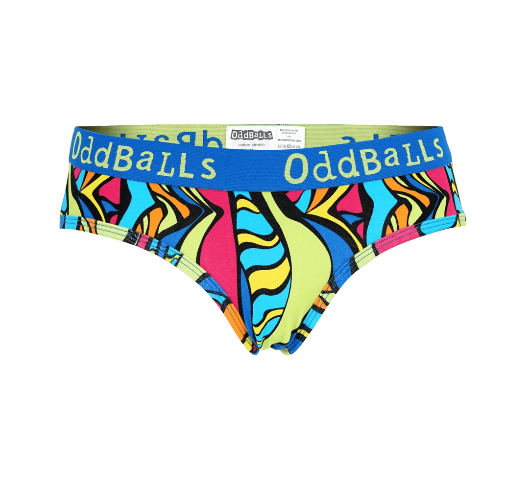 New 🎉 OddBalls Safari - Teen 👧 Girls Briefs ⭐ 3 OddBalls Safari - Teen Girls Briefs