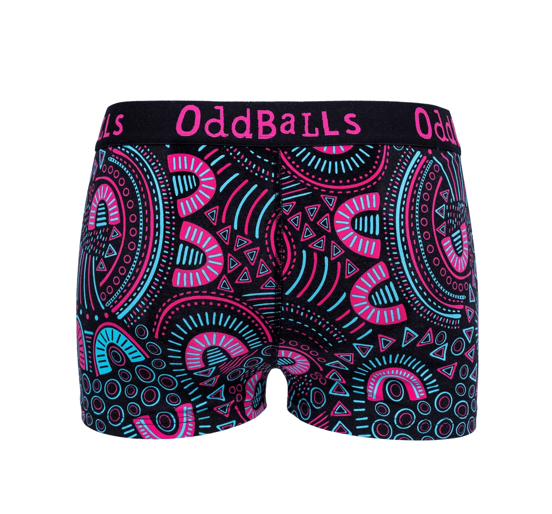 Best Pirce ๐ OddBalls Scribbles - Ladies Boxers โญ 4 OddBalls Scribbles - Ladies Boxers