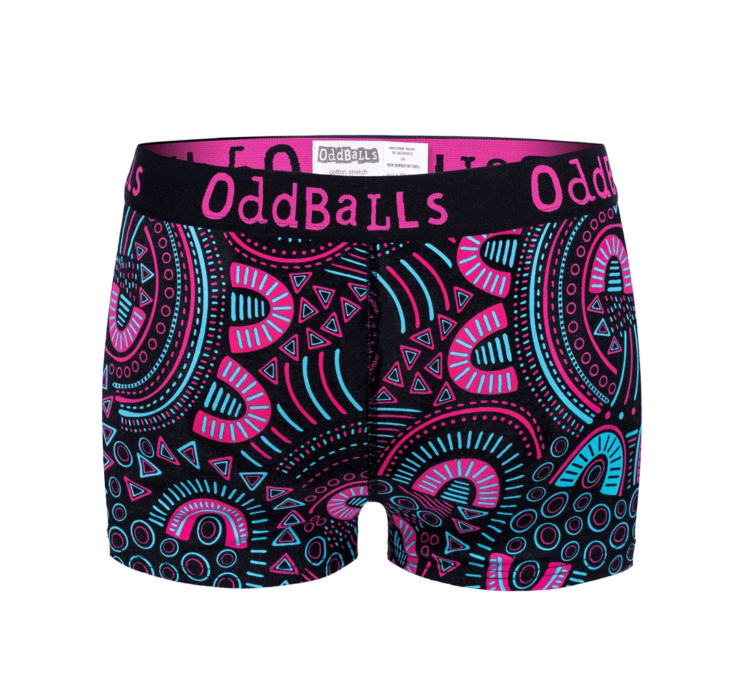 Best Pirce ๐ OddBalls Scribbles - Ladies Boxers โญ 3 OddBalls Scribbles - Ladies Boxers