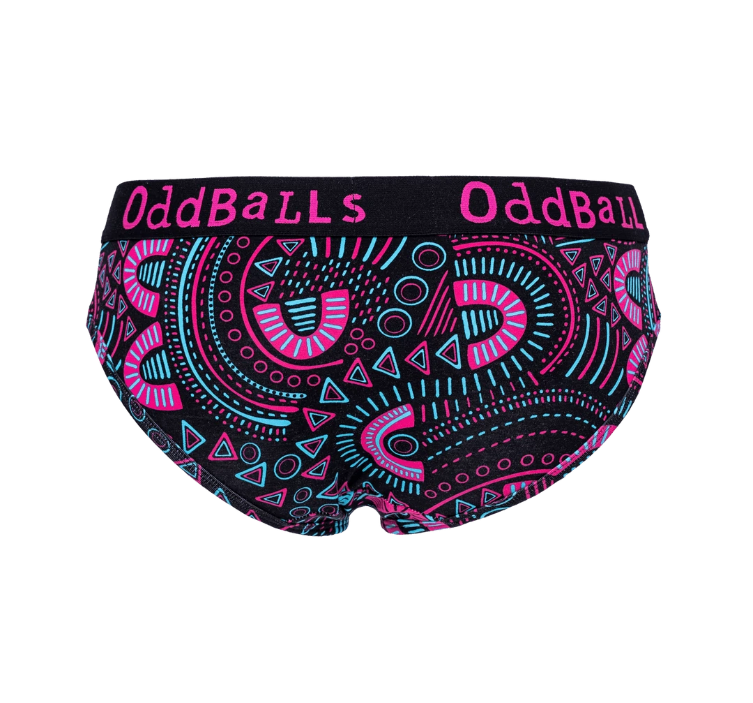 Best Pirce ๐ OddBalls Scribbles - Teen ๐ง Girls Briefs ๐ 4 OddBalls Scribbles - Teen Girls Briefs