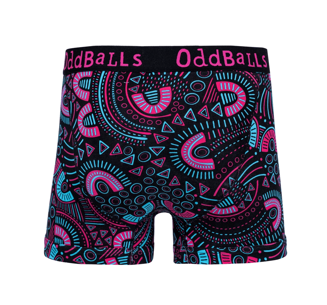 Brand new ⌛ OddBalls Scribbles - Teen Boys Boxer Shorts ⭐ 4 OddBalls Scribbles - Teen Boys Boxer Shorts