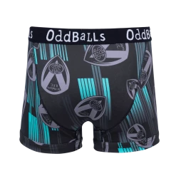 OddBalls St Helens - Black | Green | Grey - Mens Boxer Shorts