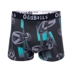 OddBalls St Helens - Black | Green | Grey - Mens Boxer Shorts