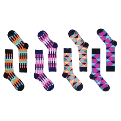 OddBalls Socks Tower & Triangles Bundle - 4 Pack Sock Bundle